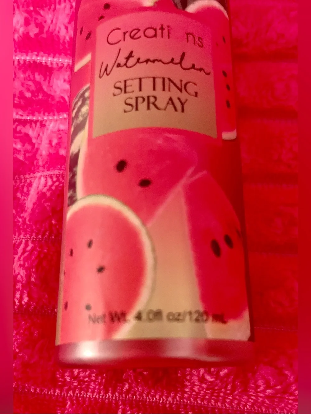 Beauty Creations Watermelon Setting Spray - Red, Green